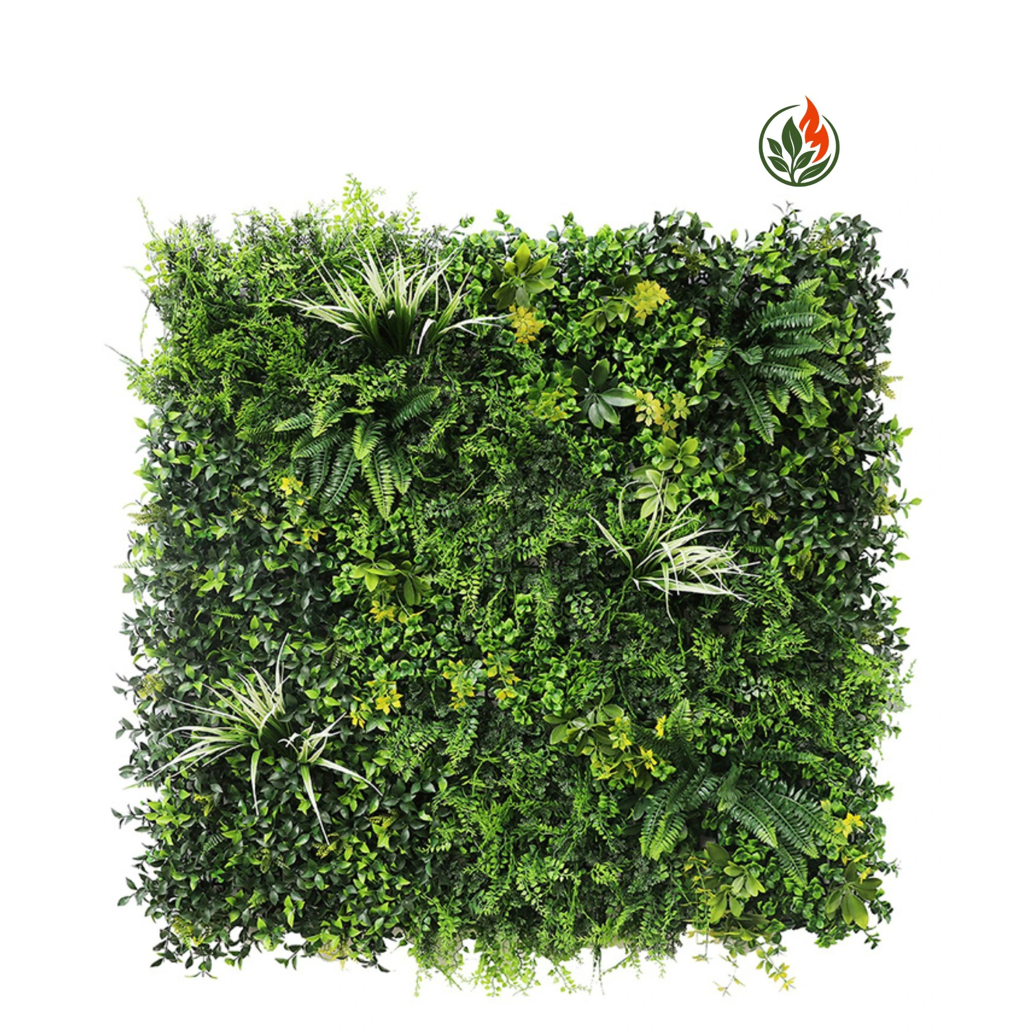 Mata zielona trudnopalna Magic 100x100 cm